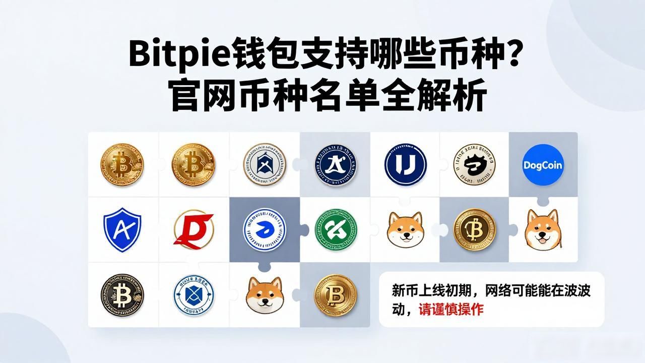 Bitpie钱包支持哪些币种？官网币种名单全解析