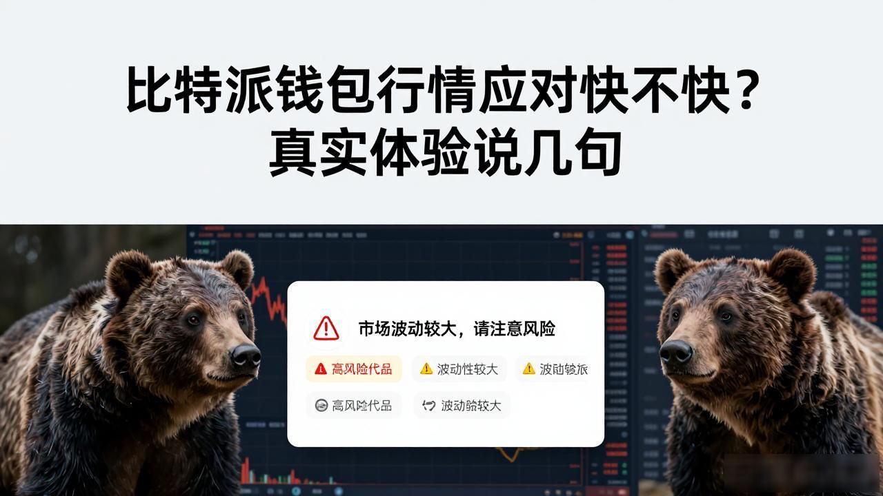 比特派钱包行情应对快不快？真实体验说几句