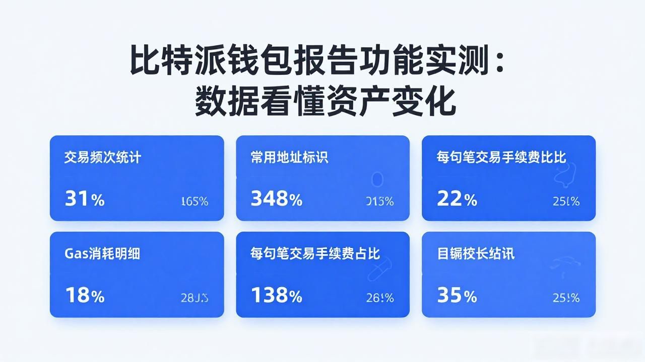 比特派钱包报告功能实测：数据看懂资产变化