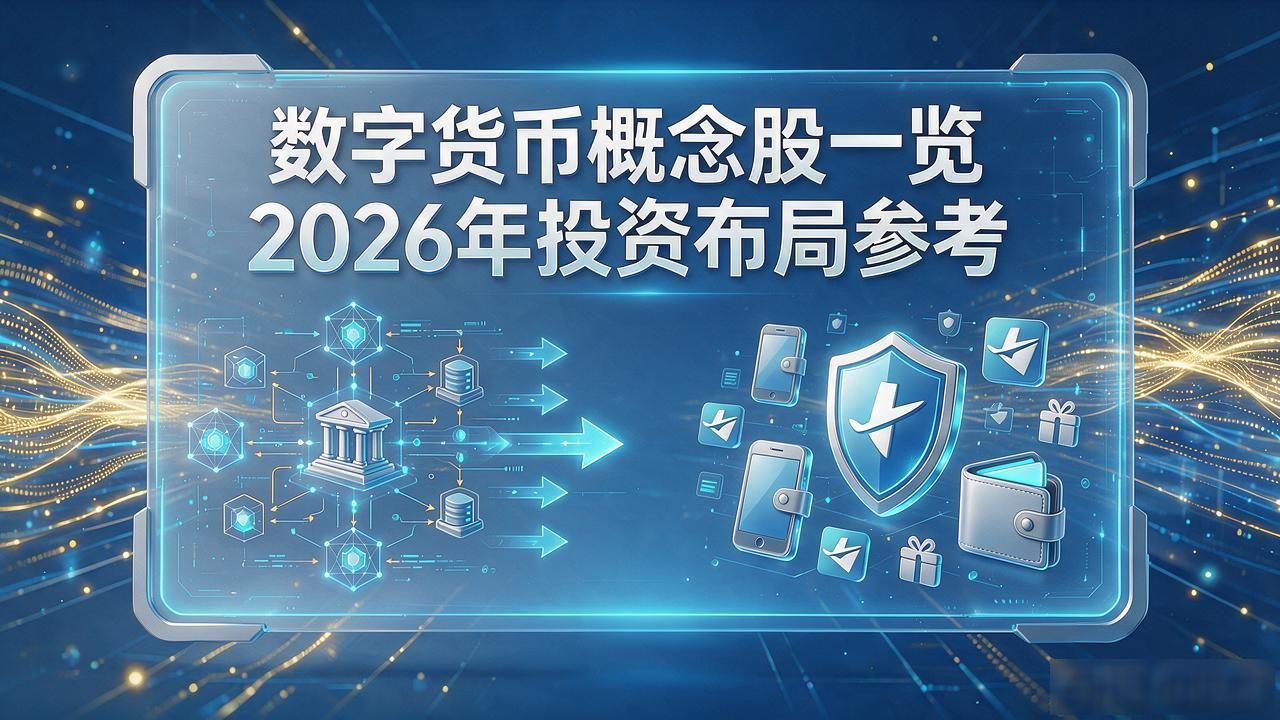 数字货币概念股一览 2026年投资布局参考