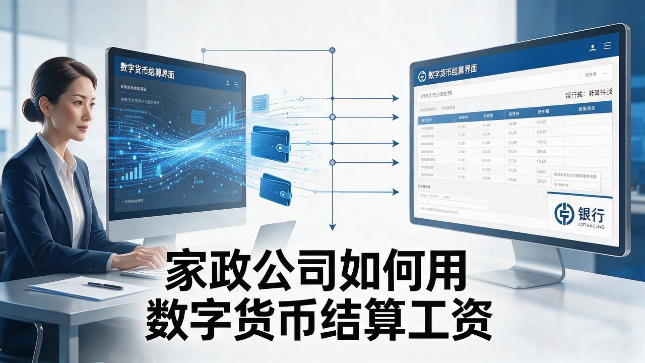 家政公司如何用数字货币结算工资