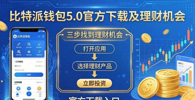 比特派钱包5.0官方下载后 三步找到理财机会