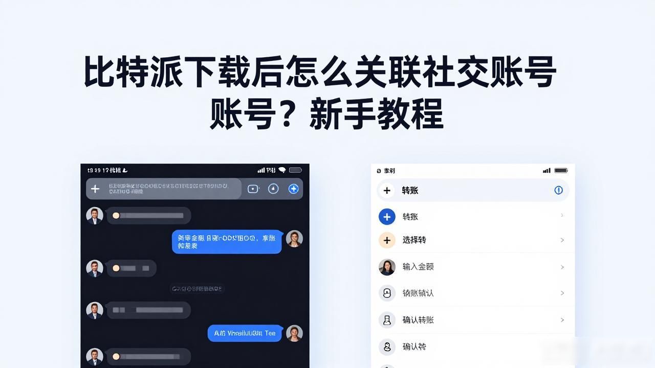 比特派下载后怎么关联社交账号？新手教程