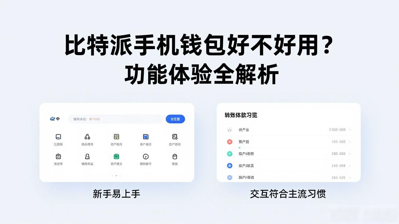 比特派手机钱包好不好用？功能体验全解析