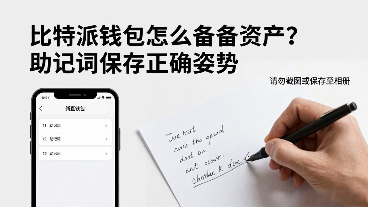 比特派钱包怎么备份资产？助记词保存正确姿势