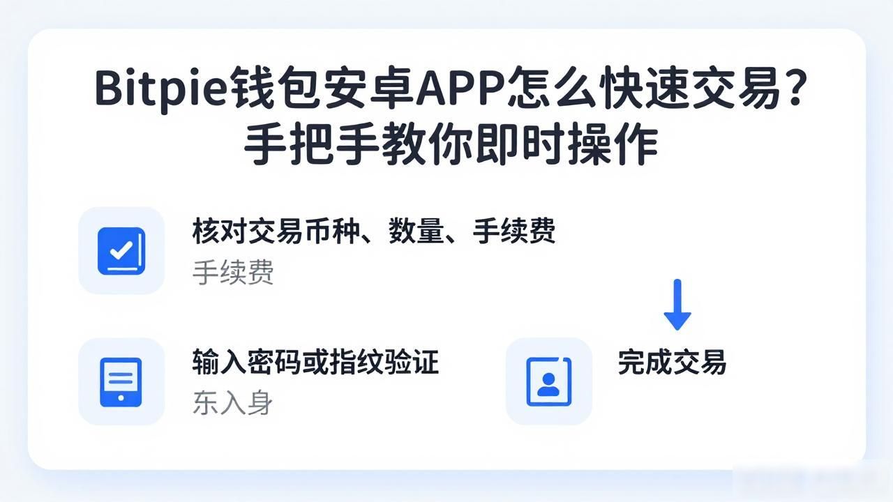 Bitpie钱包安卓APP怎么快速交易？手把手教你即时操作