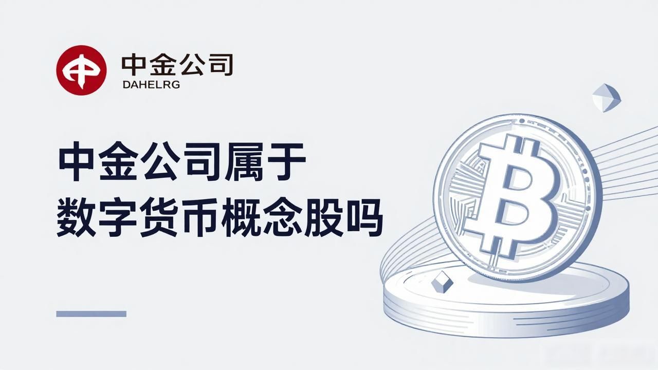 中金公司属于数字货币概念股吗