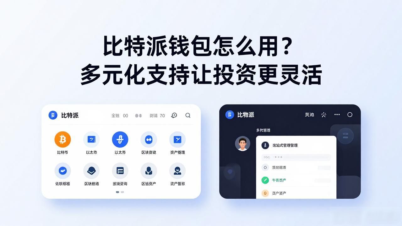 比特派钱包怎么用？多元化支持让投资更灵活