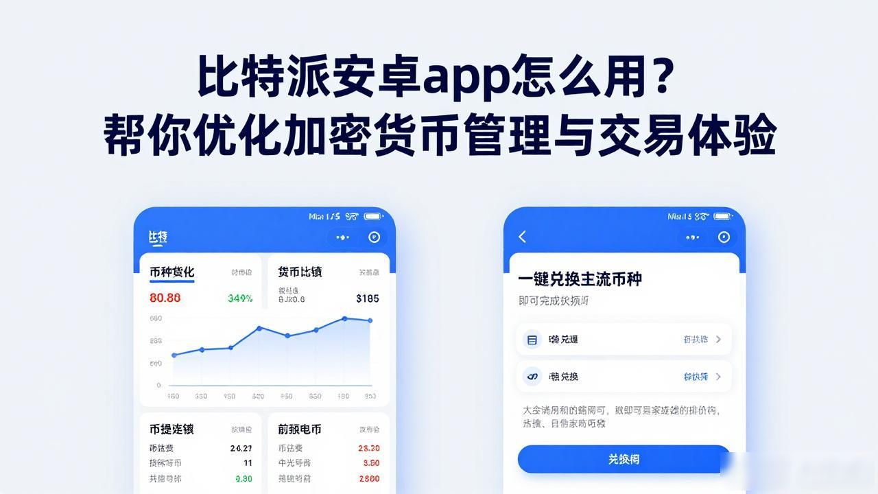 比特派安卓app怎么用？帮你优化加密货币管理与交易体验