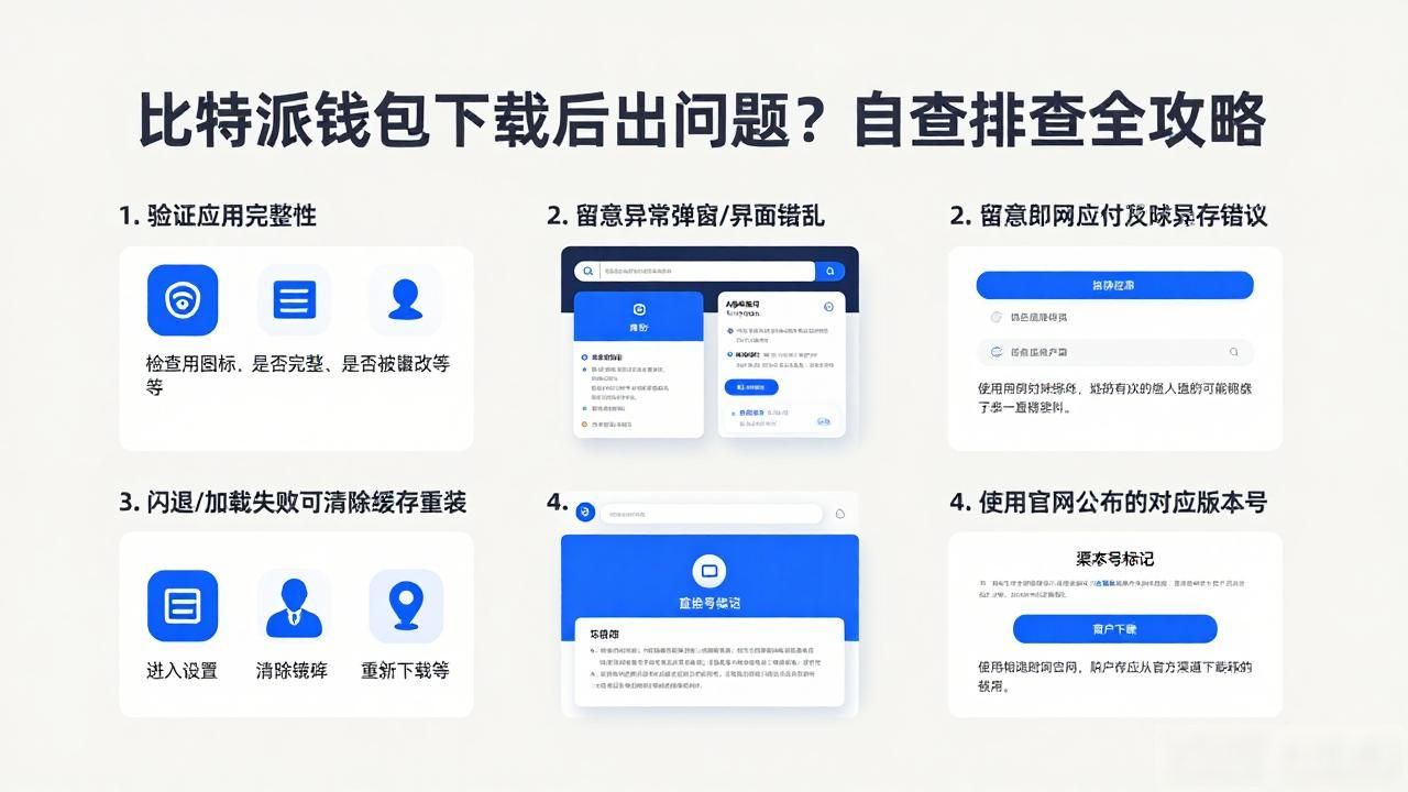 比特派钱包下载后出问题？自查排查全攻略