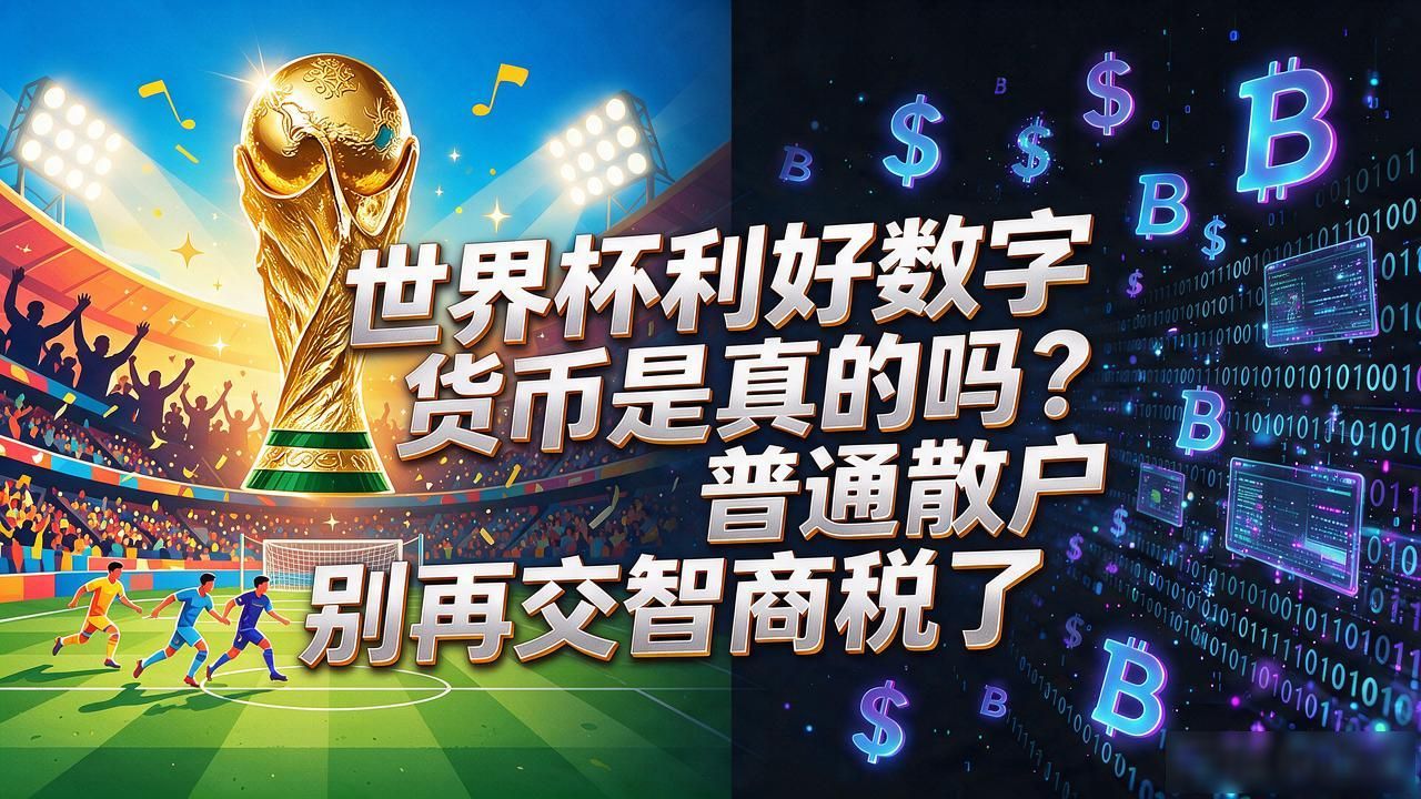 世界杯利好数字货币是真的吗？普通散户别再交智商税了