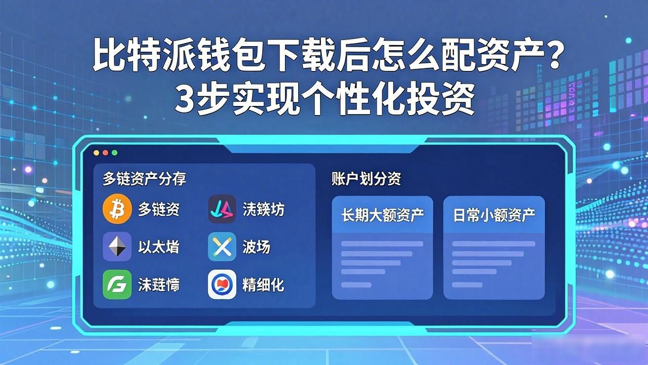 比特派钱包下载后怎么配资产？3步实现个性化投资