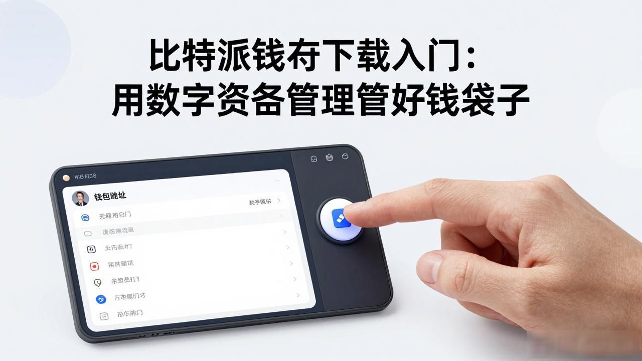 比特派钱包下载入门：用数字资产管理管好钱袋子