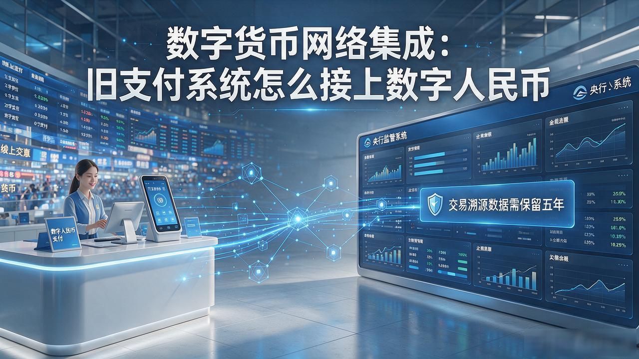 数字货币网络集成：旧支付系统怎么接上数字人民币
