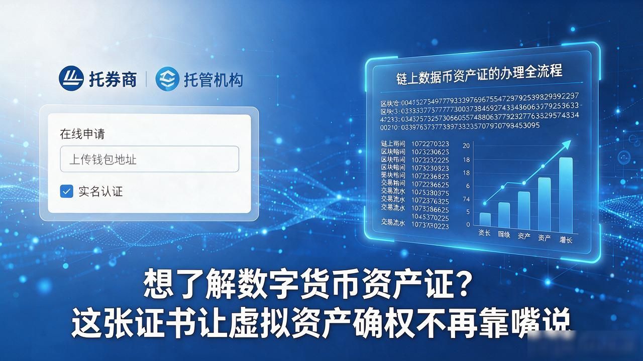 想了解数字货币资产证？这张证书让虚拟资产确权不再靠嘴说