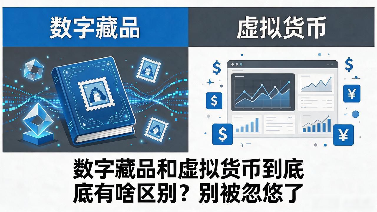 数字藏品和虚拟货币到底有啥区别？别被忽悠了