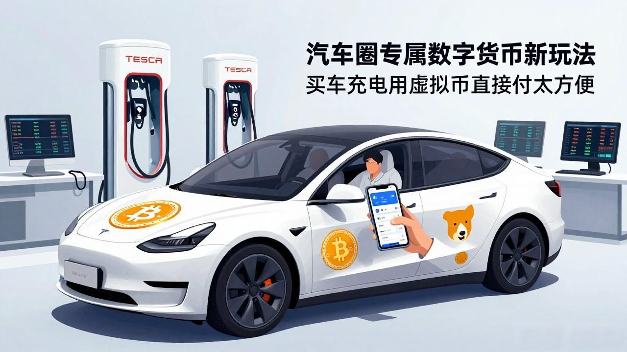 汽车圈专属数字货币新玩法 买车充电用虚拟币直接付太方便