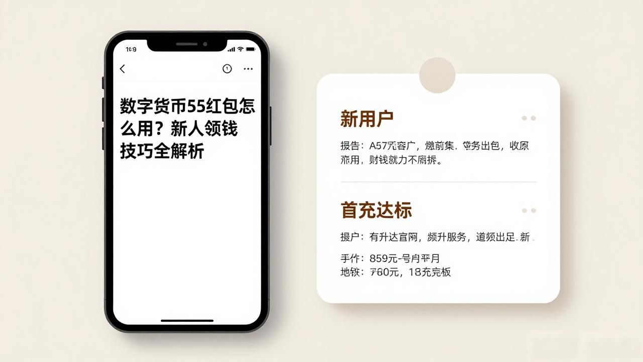 数字货币55红包怎么用？新人领钱技巧全解析