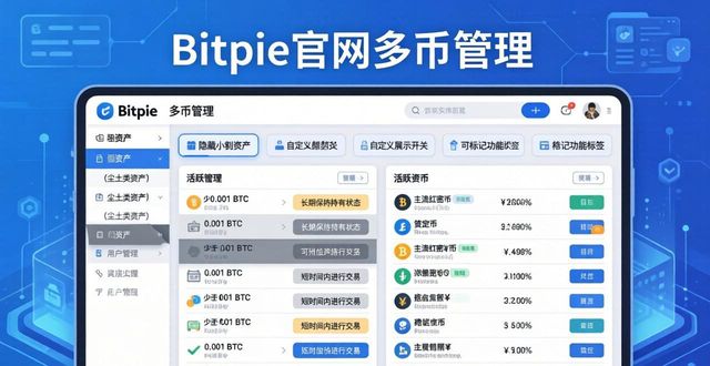 Bitpie官网多币管理三招，资产一目了然