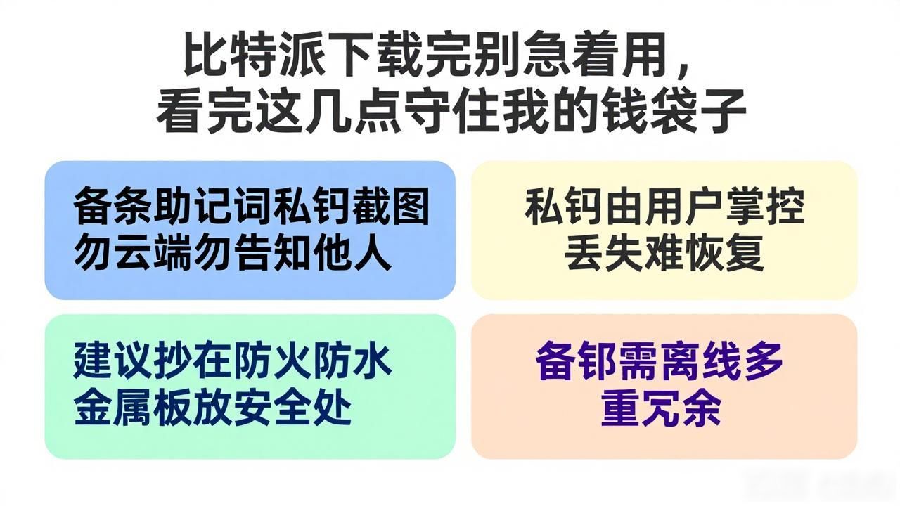 比特派下载完别急着用，看完这几点守住你的钱袋子