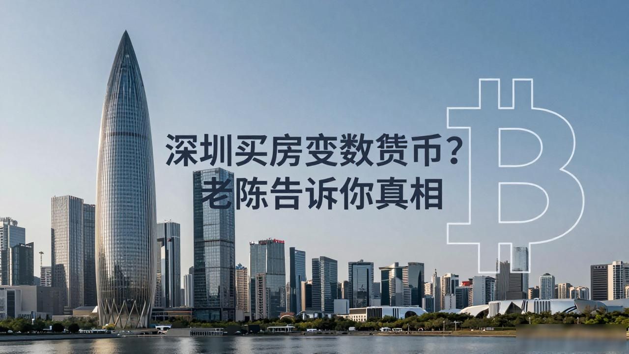 深圳买房变数字货币？老陈告诉你真相