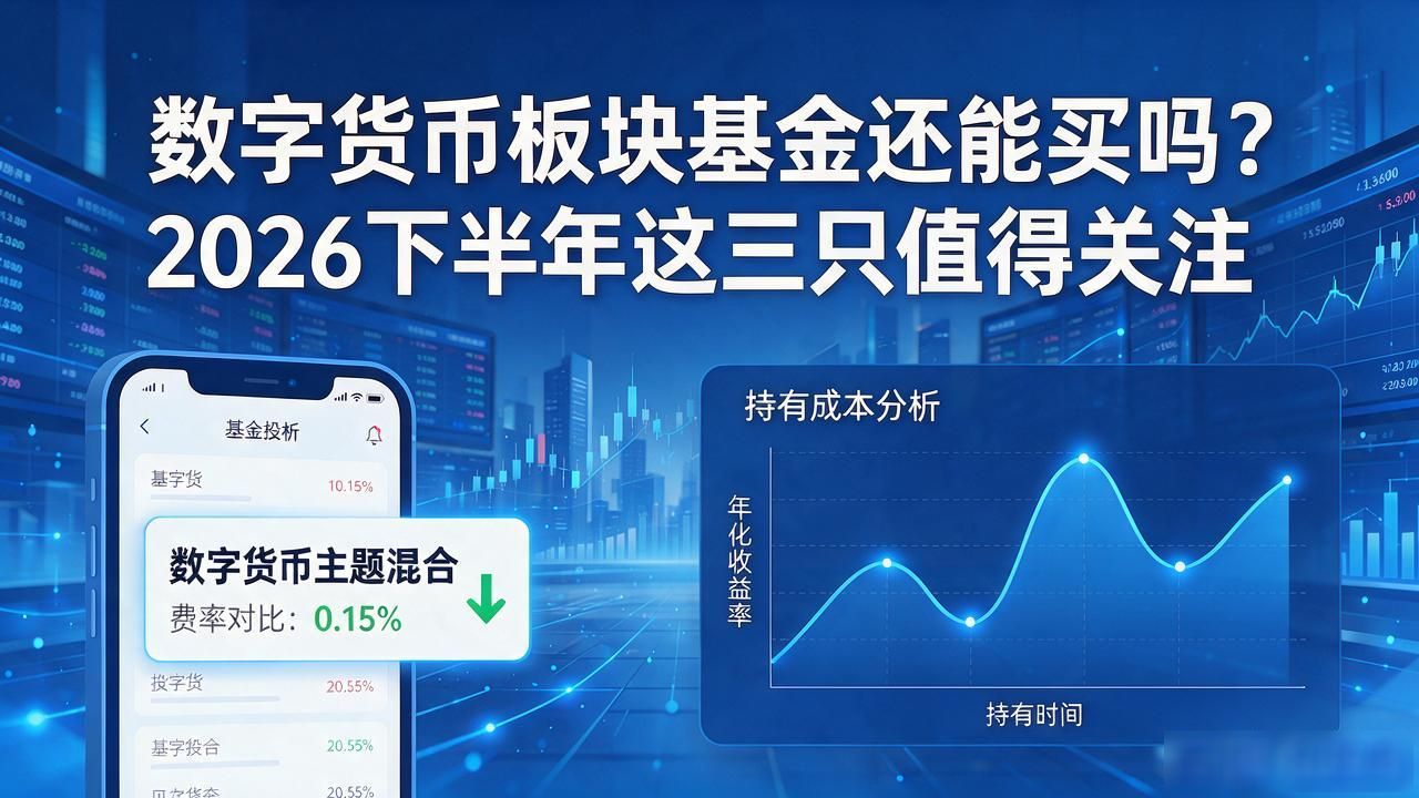 数字货币板块基金还能买吗？2026下半年这三只值得关注