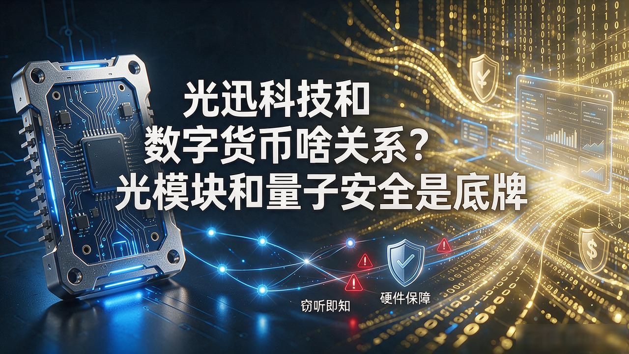 光迅科技和数字货币啥关系？光模块和量子安全是底牌