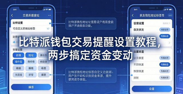 比特派钱包交易提醒设置教程，两步搞定资金变动