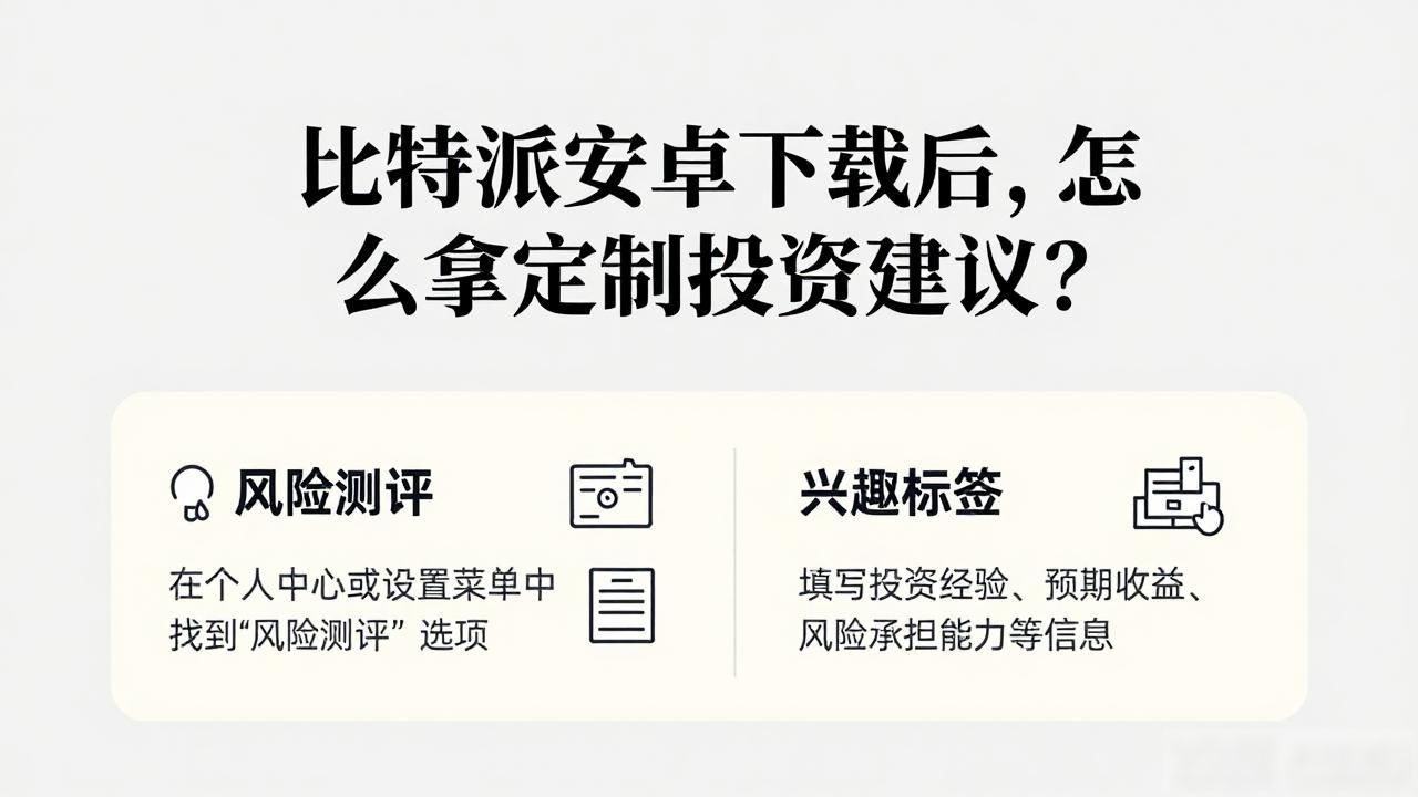 安卓比特派智能投顾_下载bitpie比特派安卓版后,如何获取个性化的投资建议?_比特派资讯推荐设置