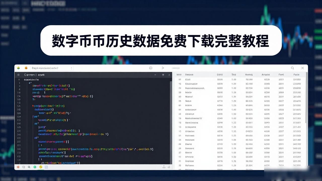 数字货币历史数据免费下载完整教程