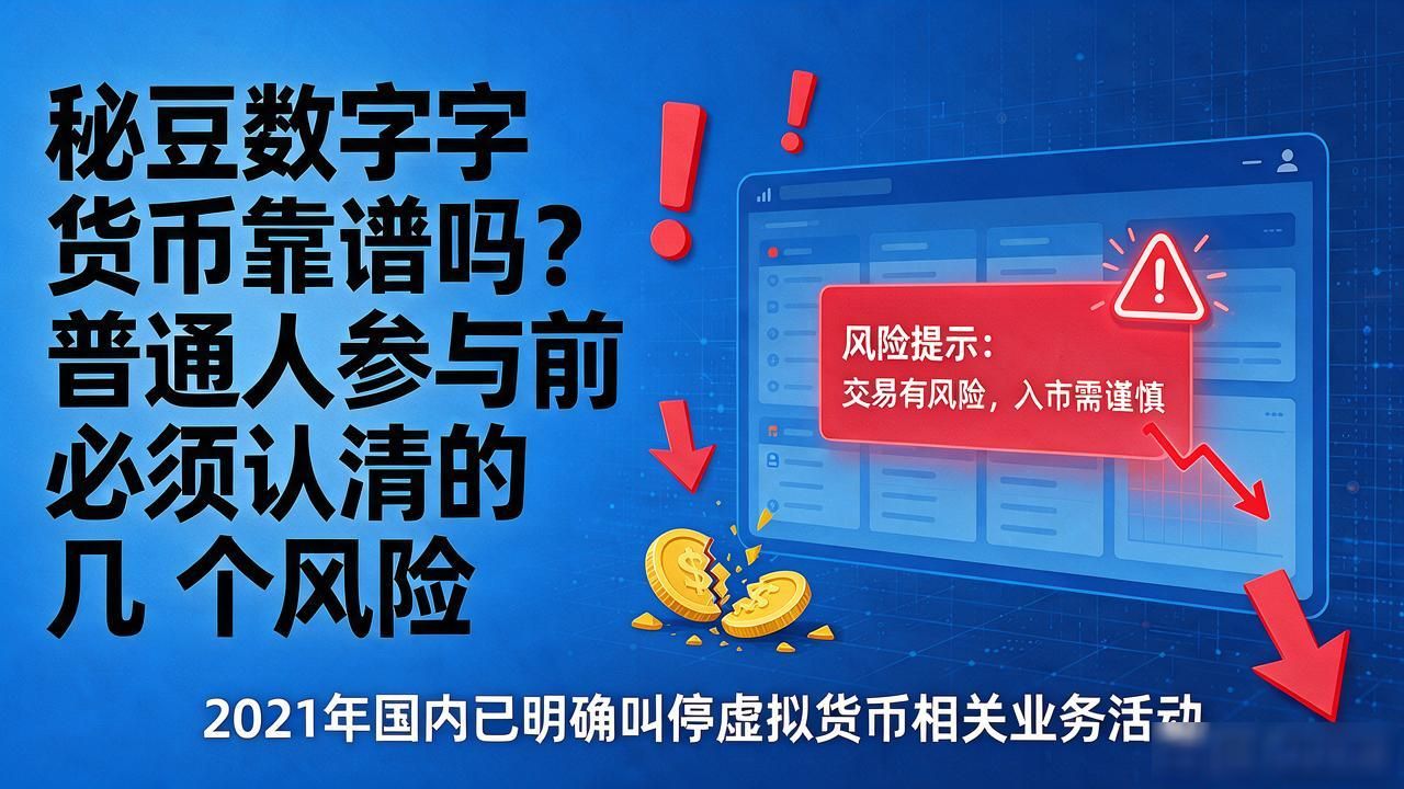 秘豆数字货币靠谱吗？普通人参与前必须认清的几个风险