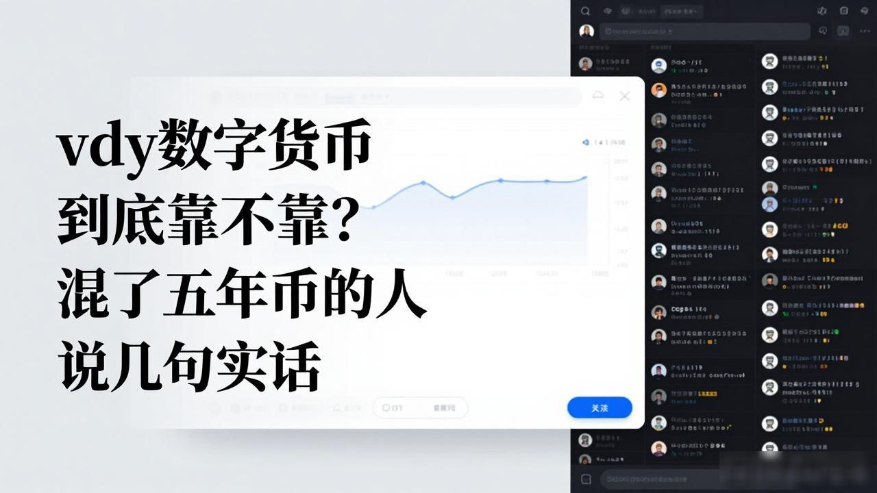 vdy数字货币到底靠不靠谱？混了五年币的人说几句实话