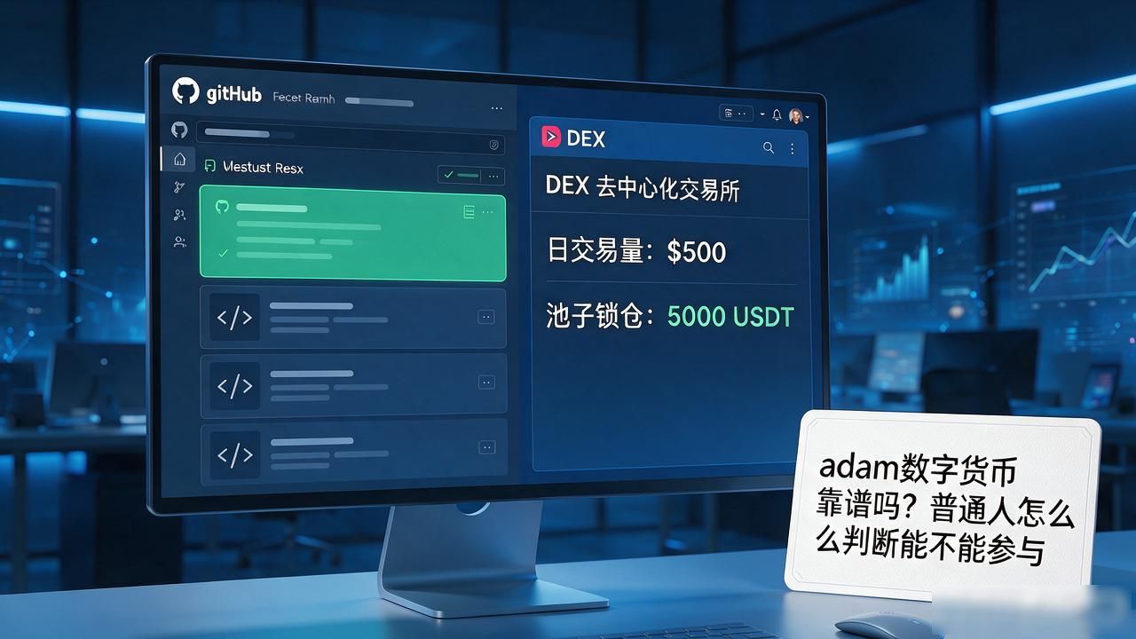 adam数字货币靠谱吗？普通人怎么判断能不能参与