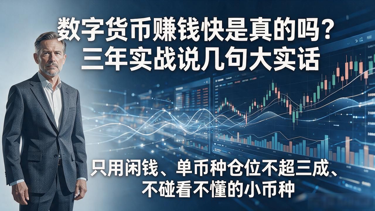 数字货币赚钱快是真的吗？三年实战说几句大实话