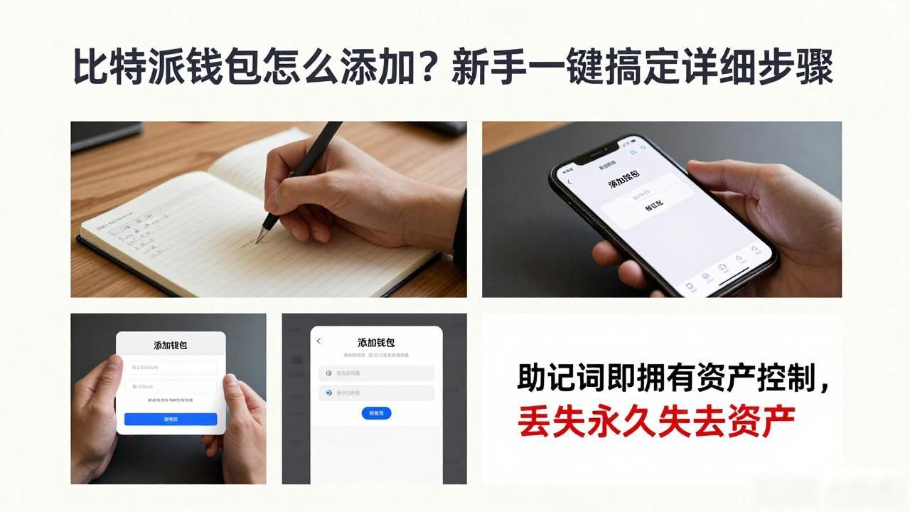 比特派钱包添加流程_助记词安全存储_比特派钱包的添加钱包流程总结
