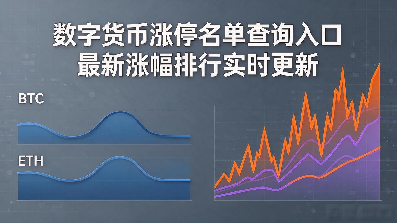数字货币涨停名单查询入口 最新涨幅排行实时更新