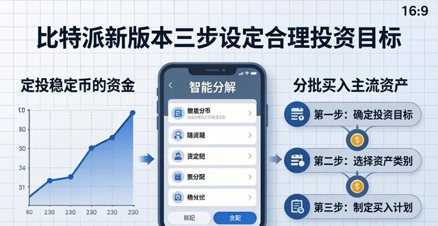 比特派新版本：三步设定合理投资目标
