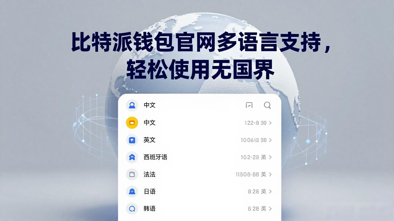 比特派钱包多语言支持_比特派钱包提升国际竞争力_比特派钱包官方网站的多语言支持，助你跨越语言障碍