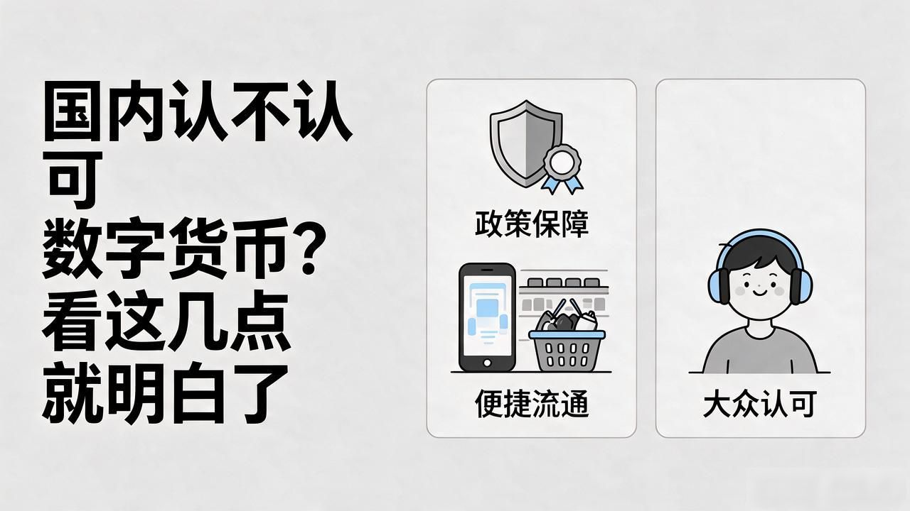 国内认不认可数字货币？看这几点就明白了