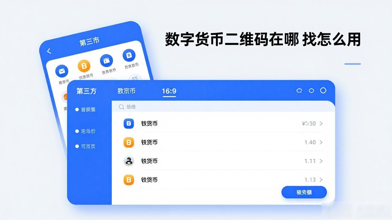 数字货币二维码在哪找怎么用