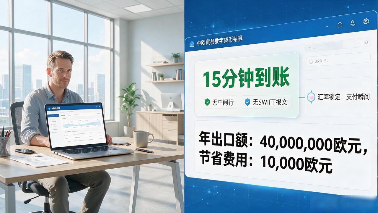 中欧贸易数字货币结算通道通了，外贸人该重新算这笔账