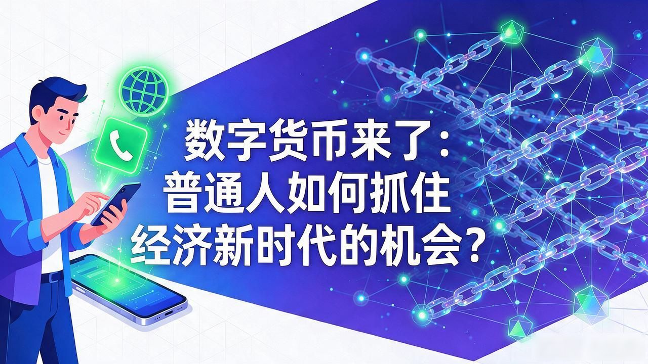 数字货币来了：普通人如何抓住经济新时代的机会？