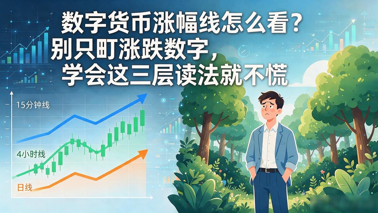 数字货币涨幅线怎么看？别只盯涨跌数字，学会这三层读法就不慌