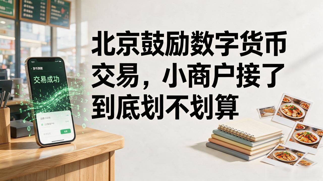 北京鼓励数字货币交易，小商户接了到底划不划算